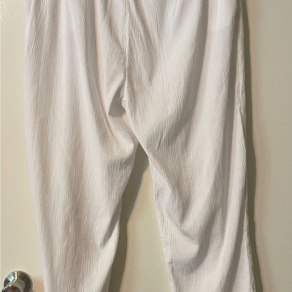 Drapers and Damon White Like Linen Pull On Pants Size 2X - Picture 4 of 5